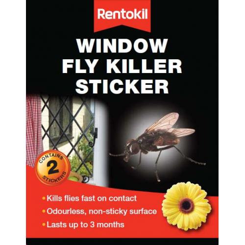Rentokil Window Fly Killer Sticker x2